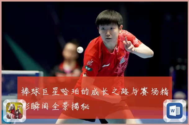 棒球巨星哈珀的成长之路与赛场精彩瞬间全景揭秘
